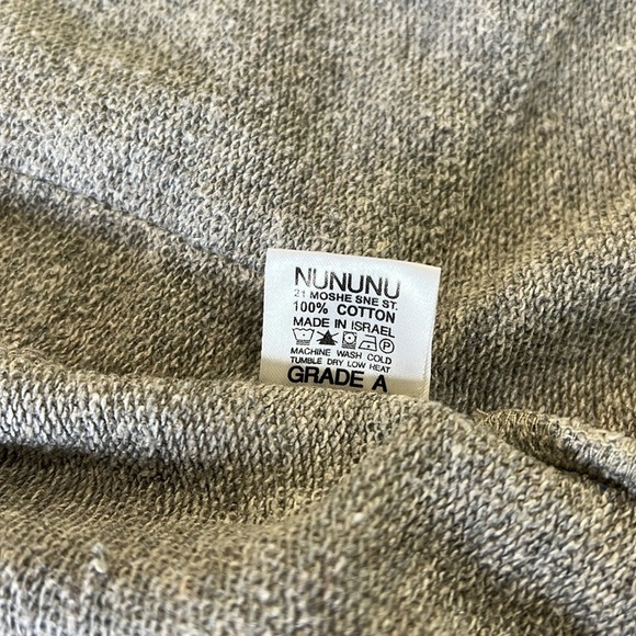 Nununu gray zip front sweatshirt dress - Picture 6 of 7